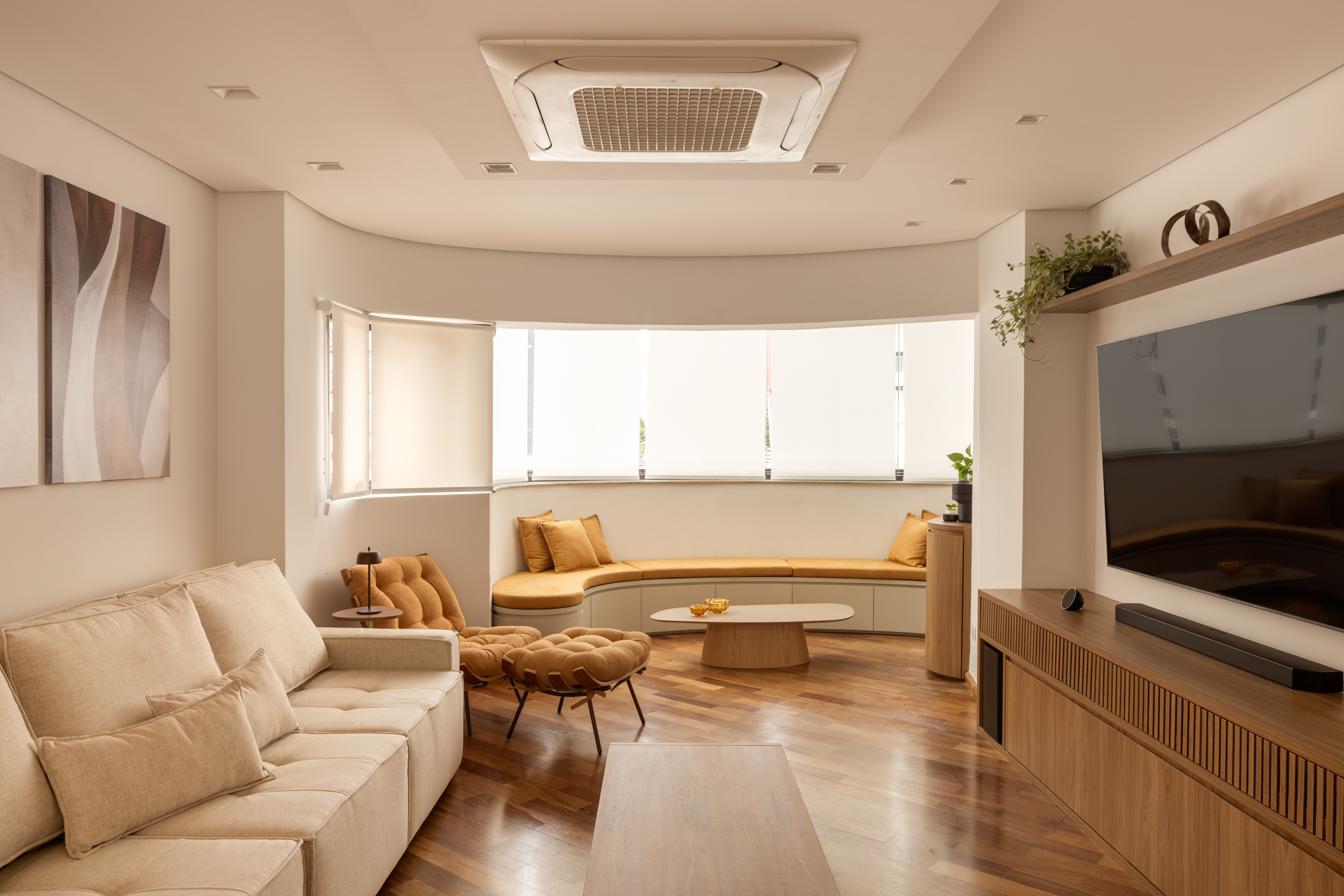 Sala do apartamento ajg